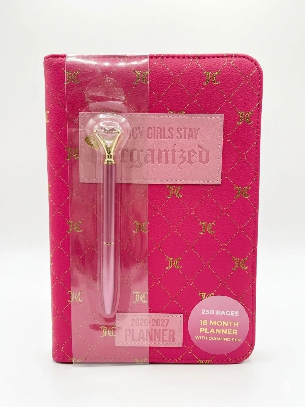 Juicy Couture ‘Juicy Girls Stay Organized’ 18 month planner with Diamond Pen